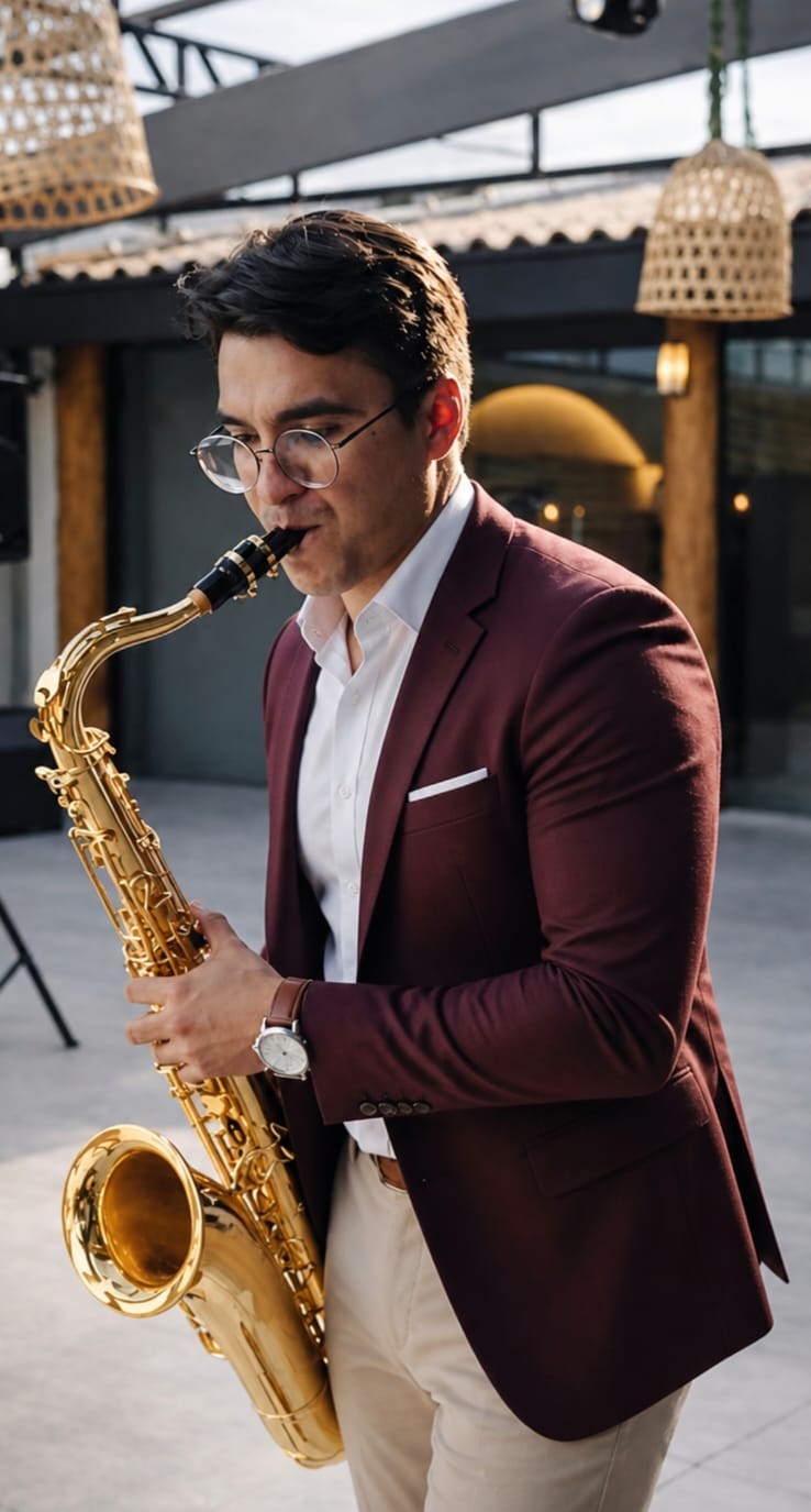 Wendhel Eliabe ao saxofone
