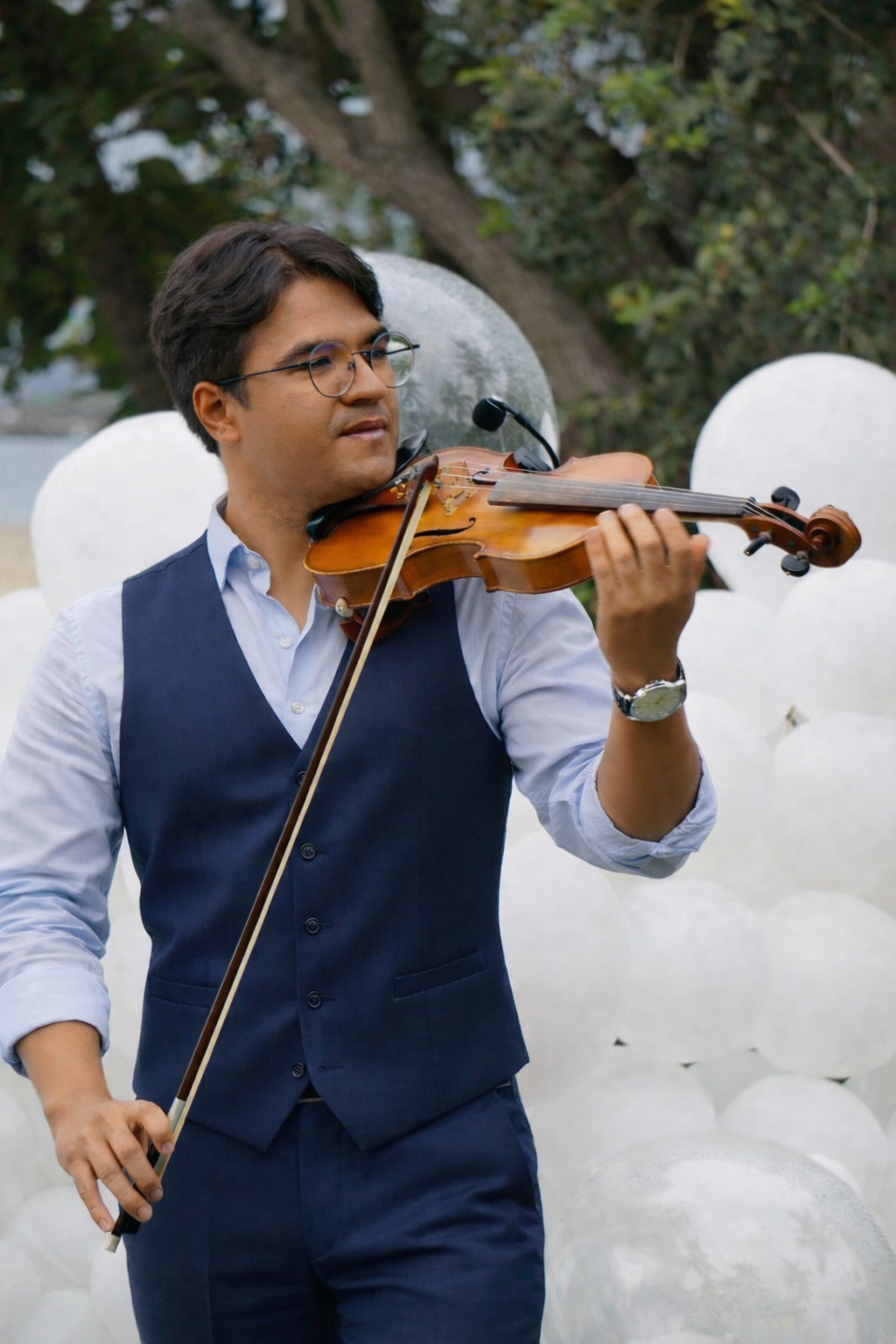 Wendhel Eliabe ao violino